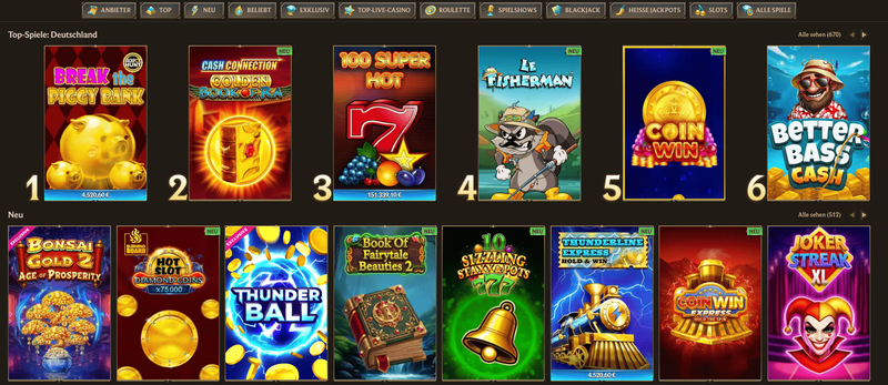 Realz Casino online Spiele&nbsp;&nbsp;